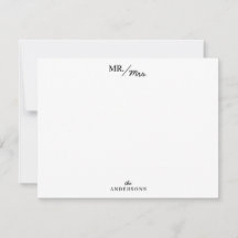 Stripes Mr. und Mrs. Couples Personalisiert Statio