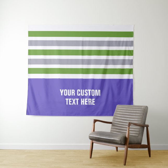 Stripes-Muster für benutzerdefinierte Texttapester Wandteppich (Beispiel (Horizontal))