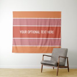 Stripes-Muster für benutzerdefinierte Texttapester Wandteppich