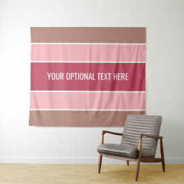 Stripes-Muster für benutzerdefinierte Texttapester Wandteppich