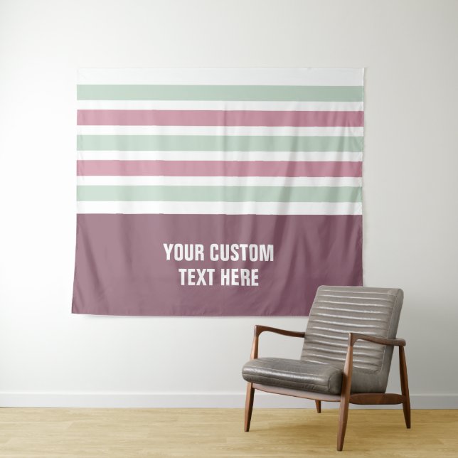 Stripes-Muster für benutzerdefinierte Texttapester Wandteppich (Beispiel (Horizontal))