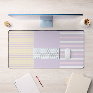 Stripes Pop Couleur - Rose Pastel, Jaune & Violet