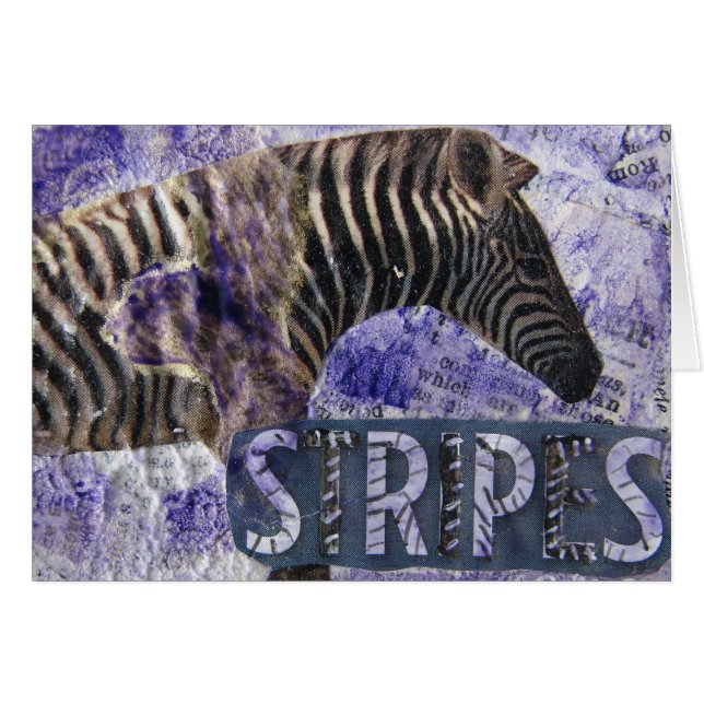 Stripes, Zebra Collage (Devant horizontal)