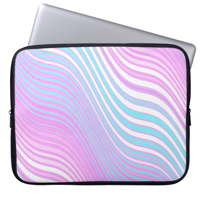 Stripewave-Evolution: Laptopschutzhülle (Vorderseite)