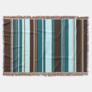 Stripey vertikale Entwurfs-Brown-Knickenten Creme Decke