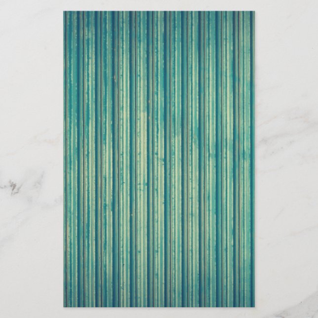 Striping Blue Lines Briefpapier (Vorderseite)