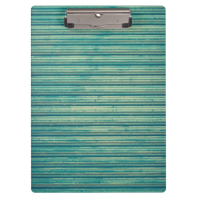 Striping Blue Lines Klemmbrett (Vorderseite)
