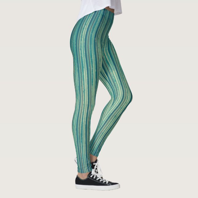 Striping Blue Lines Leggings (Rechts)