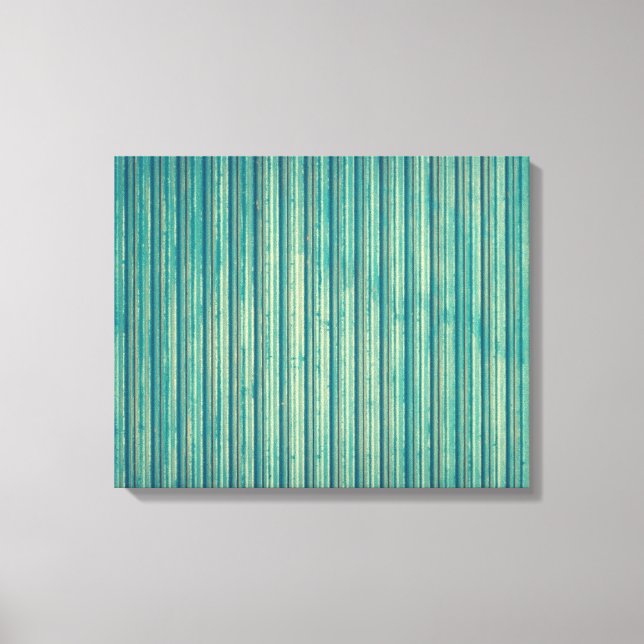 Striping Blue Lines Leinwanddruck (Vorderseite)