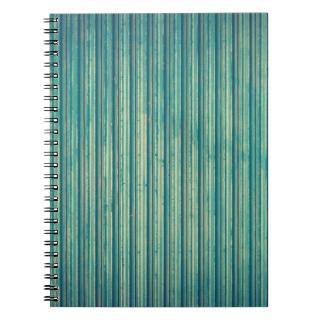 Striping Blue Lines Notizblock (Vorderseite)