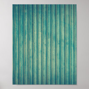 Striping Blue Lines Poster