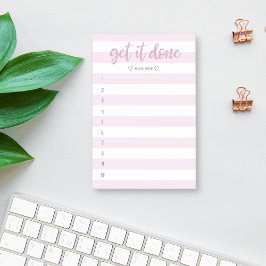 Strippenbürste, fertig post-it klebezettel