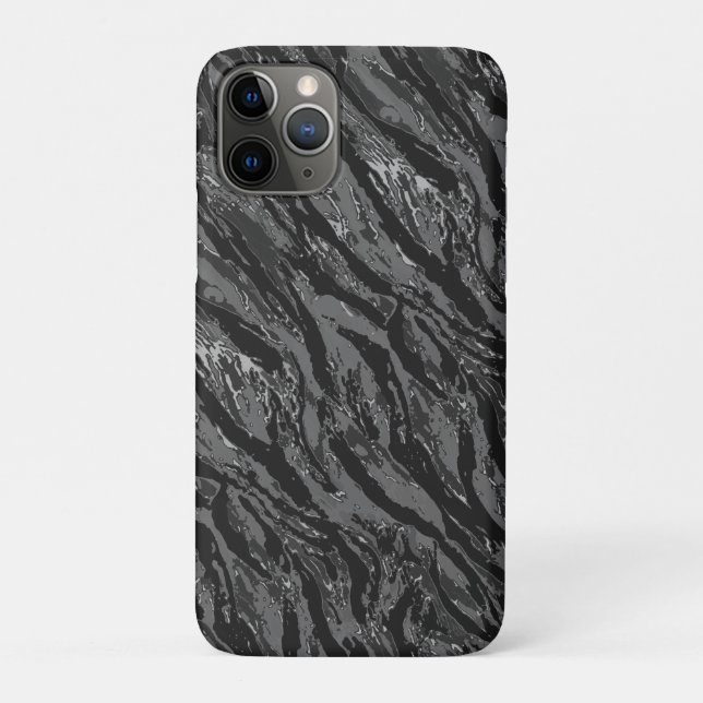 Strippengraue Camouflage Case-Mate iPhone Hülle (Rückseite)