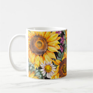 Stripte Flora: farbenfrohe indische Ornamente Kaffeetasse