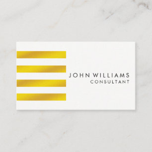 Stripte geometrische moderne Imitate Beruflich Visitenkarte