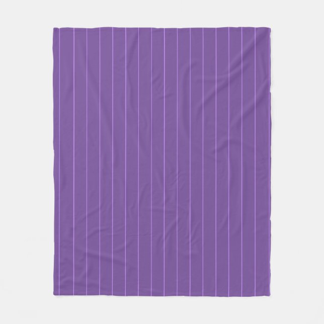 Stripte Lila, moderne, elegante Vorlage Fleecedecke (Vorderseite)