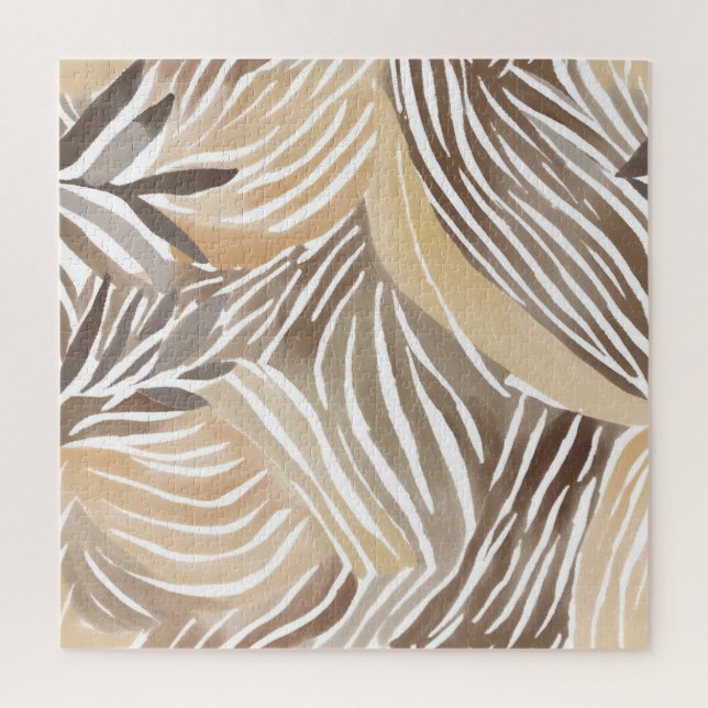 Stripte moderne, neutrale Beige einfach (Vertikal)
