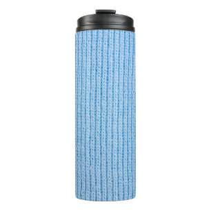 Stripter Texturhintergrund, Real Fabric tex Thermosbecher