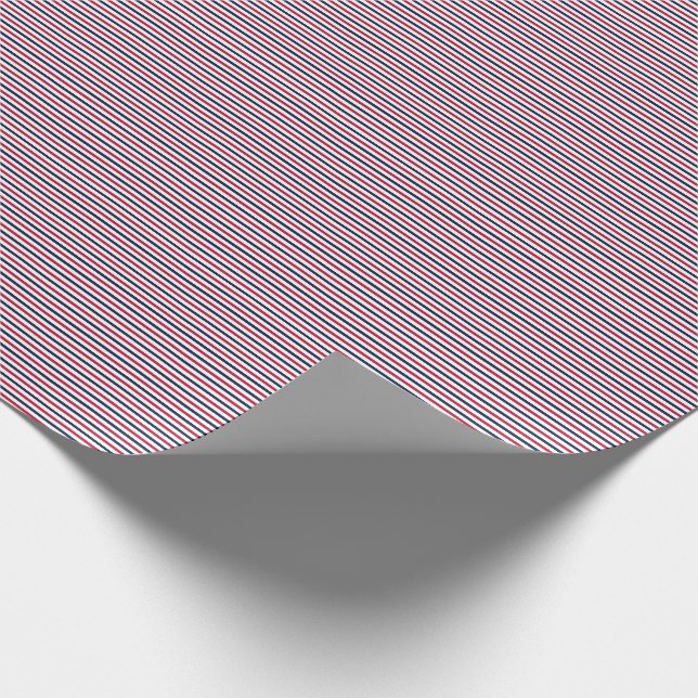 Striptes Geschenkpapier-rot-weiß-blau-06 Geschenkpapier (Ecke)