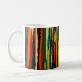 Stripy abstrakt Art Tasse