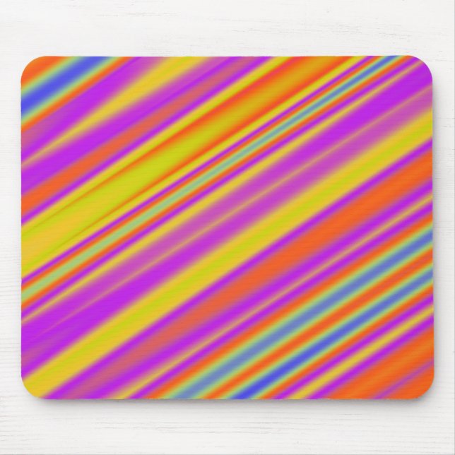 Stripy Abstrakt Mousepad (Vorne)