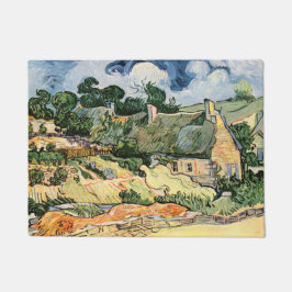 Strohdächer von Hütten in Cordevill Vincent van Go Fußmatte