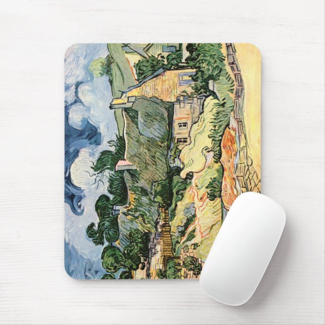 Strohdächer von Hütten in Cordevill Vincent van Go Mousepad (Mit Mouse)