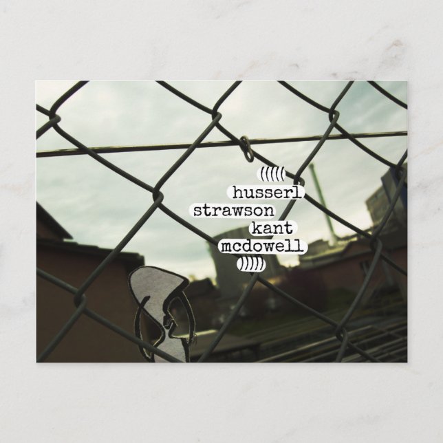 Strohhalm Postkarte (Vorderseite)