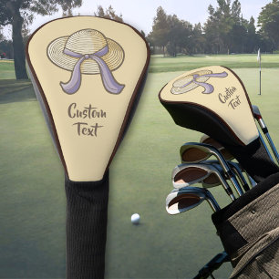 Strohhut Beige Golf Headcover
