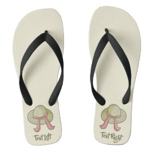 Strohhut Yellow Flip Flops