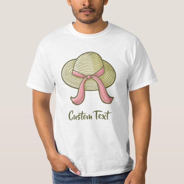 Strohhut Yellow T-Shirt (Vorderseite)