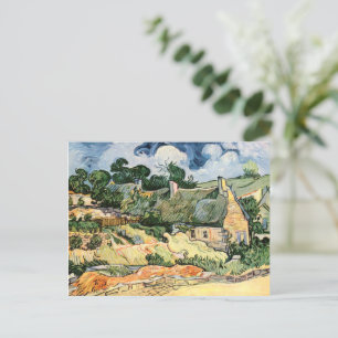 Strohhütte Hütten in Cordeville Vincent van Gogh Postkarte