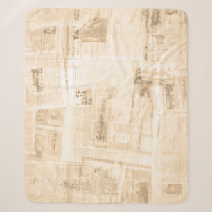 Strohpapier: alter Zeitungshintergrund. Sherpadecke