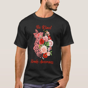 Stroke Awareness Niedlich Gehirnhälfte Butterfly F T-Shirt