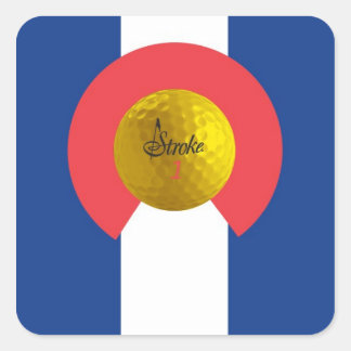 Stroke Colorado Flag Sticker