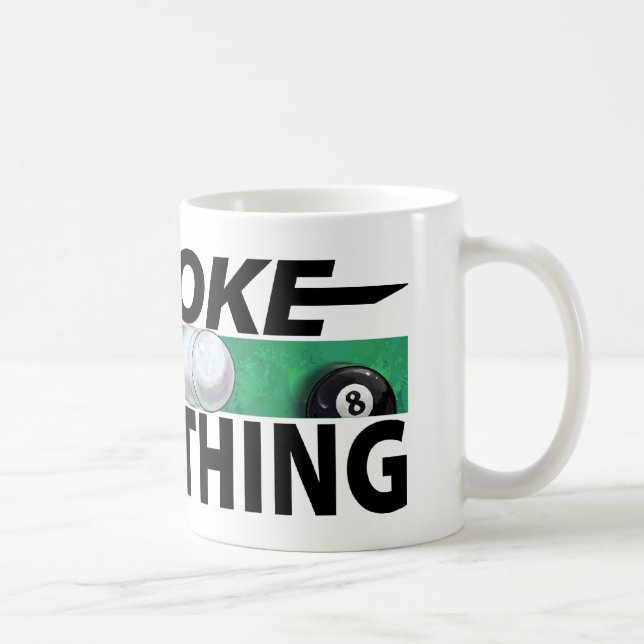 Stroke ist alles 8 Ball Kaffeetasse (Rechts)