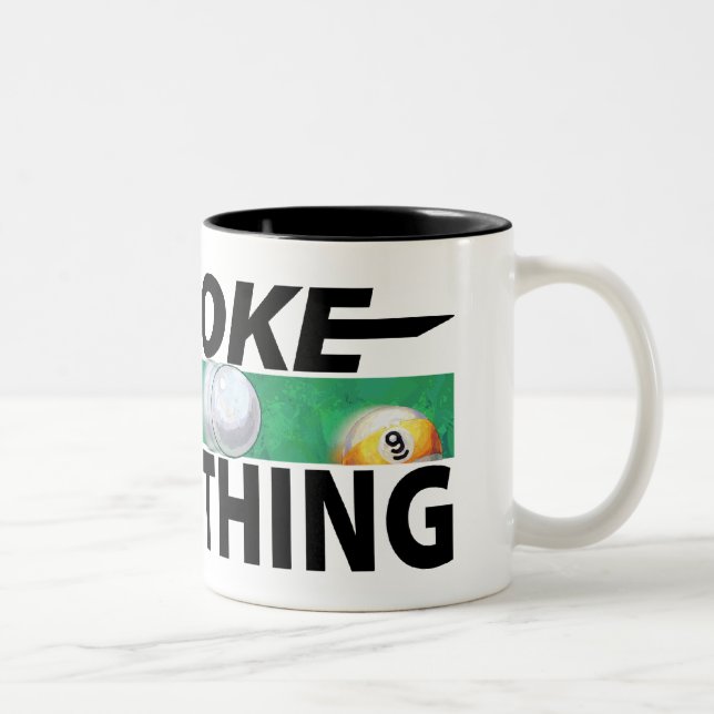 Stroke ist alles 9 Ball Zweifarbige Tasse (Rechts)