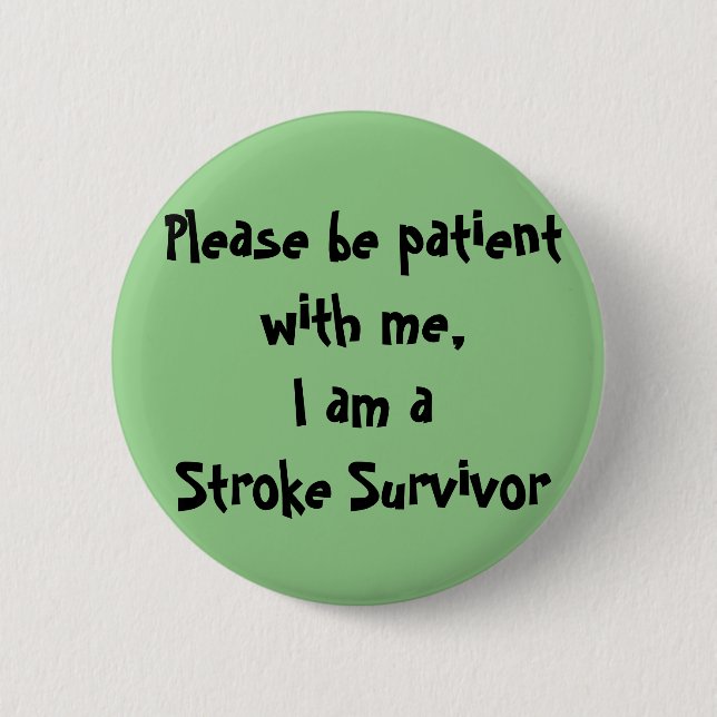 Stroke Survivor Button (Vorderseite)