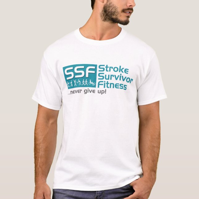 Stroke Survivor Fitness T - Shirt (Vorderseite)