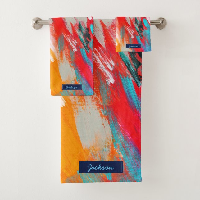 STROKEN BATH TOWEL SET (Insitu)