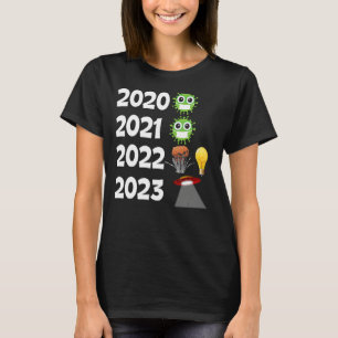 Strom Energie Alien Neujahr 2023 guter Schlag H T-Shirt