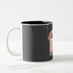 Stromboli � Sizilien, Italien Zweifarbige Tasse