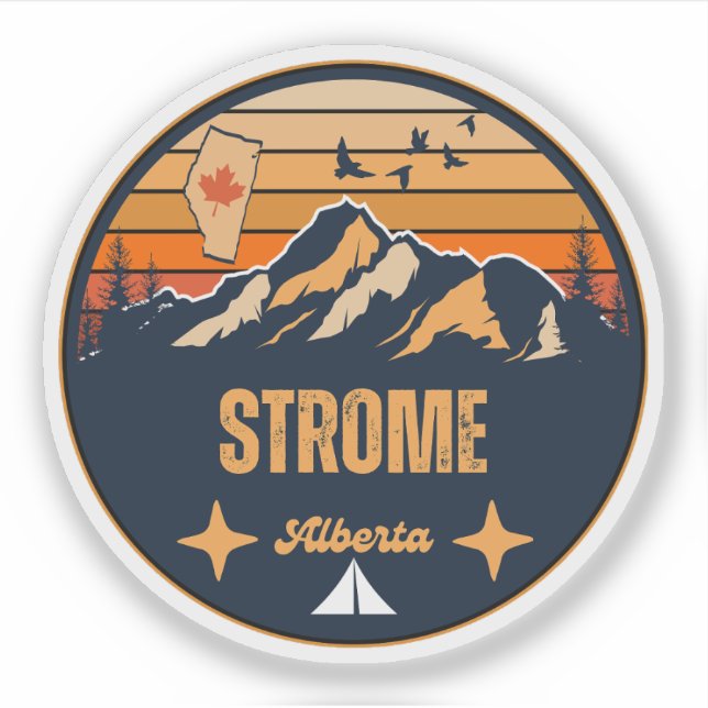 Strome, Alberta Aufkleber (Vorderseite)