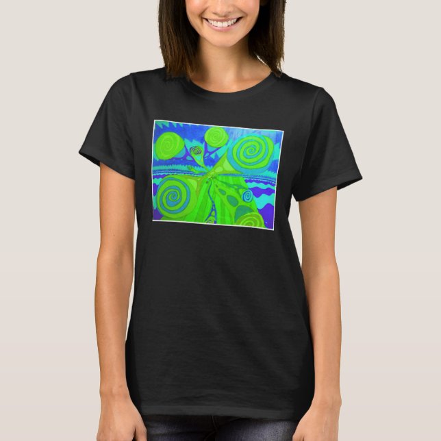 Strömen der Trompeten T-Shirt (Vorderseite)