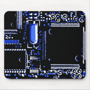 Stromkreis-Blau 2 mouspad Mousepad