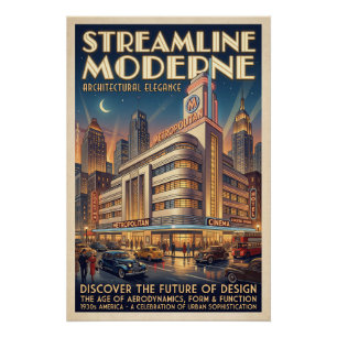 Stromlinien-Architektur  Poster