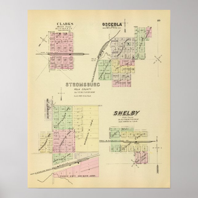 Stromsburg, Nebraska Poster (Vorne)