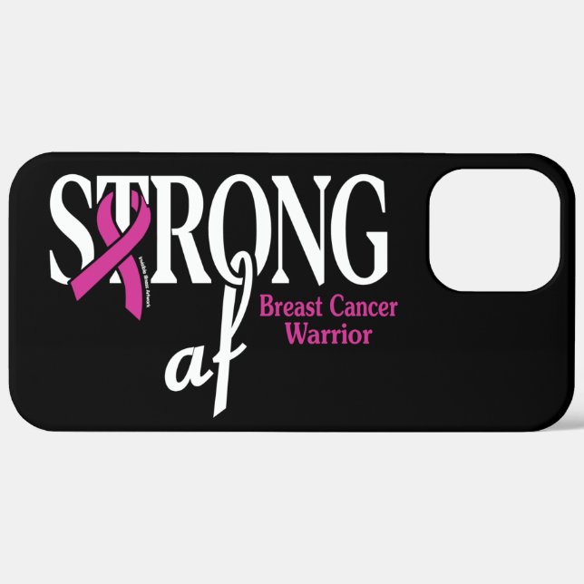 STRONG af.. Brustkrebs Case-Mate iPhone Hülle (Hinten (horizontal))