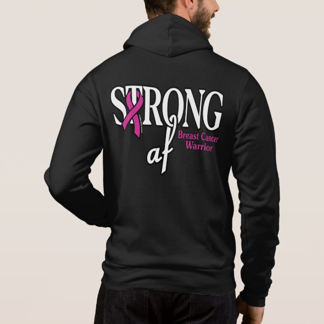 STRONG af.. Brustkrebs Hoodie (Rückseite)