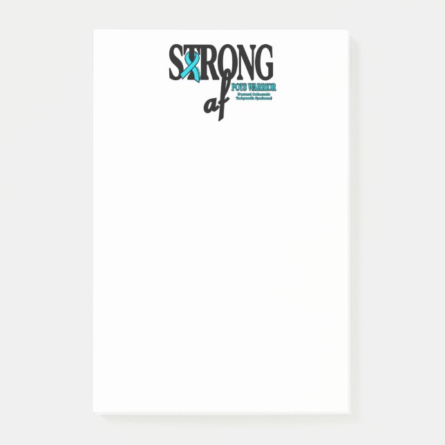 STRONG af...POTS Post-it Klebezettel (Vorderseite)